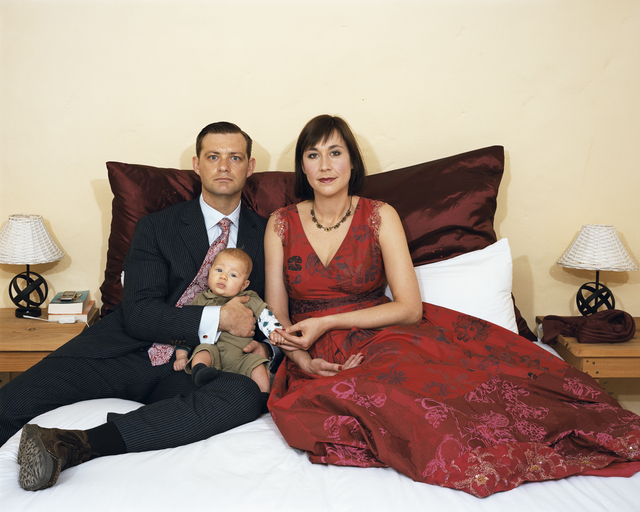 Pieter Hugo, ‘André Hugo and Martje Potgieter with their firstborn, Leon Hugo, on the day of their wedding, Yzerfontein’, 2009, Photography, C-Print, Stevenson