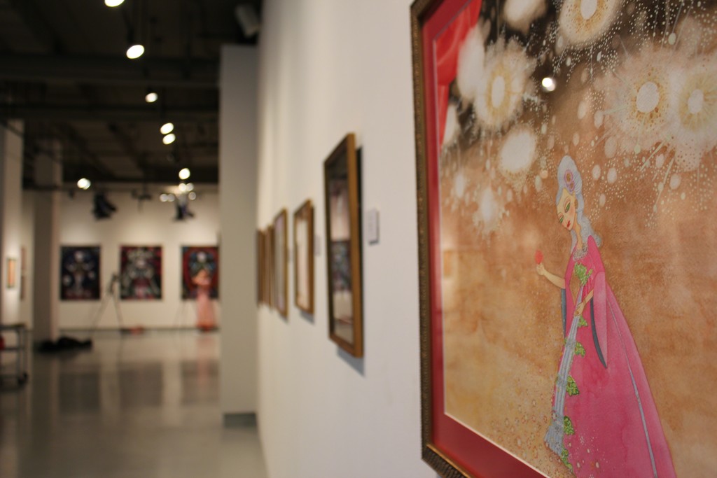Installation view of "Empowering the Extraordinary Dakinis" at Tibet House US, New York (2016). Image courtesy of Tibet House US Installation view of "Empowering the Extraordinary Dakinis" at Tibet House US, New York (2016). Image courtesy of Tibet House US