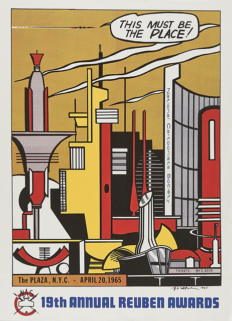 Roy Lichtenstein, ‘This Must Be the Place’, 1965, Print, Offset lithograph in colors, Rago/Wright
