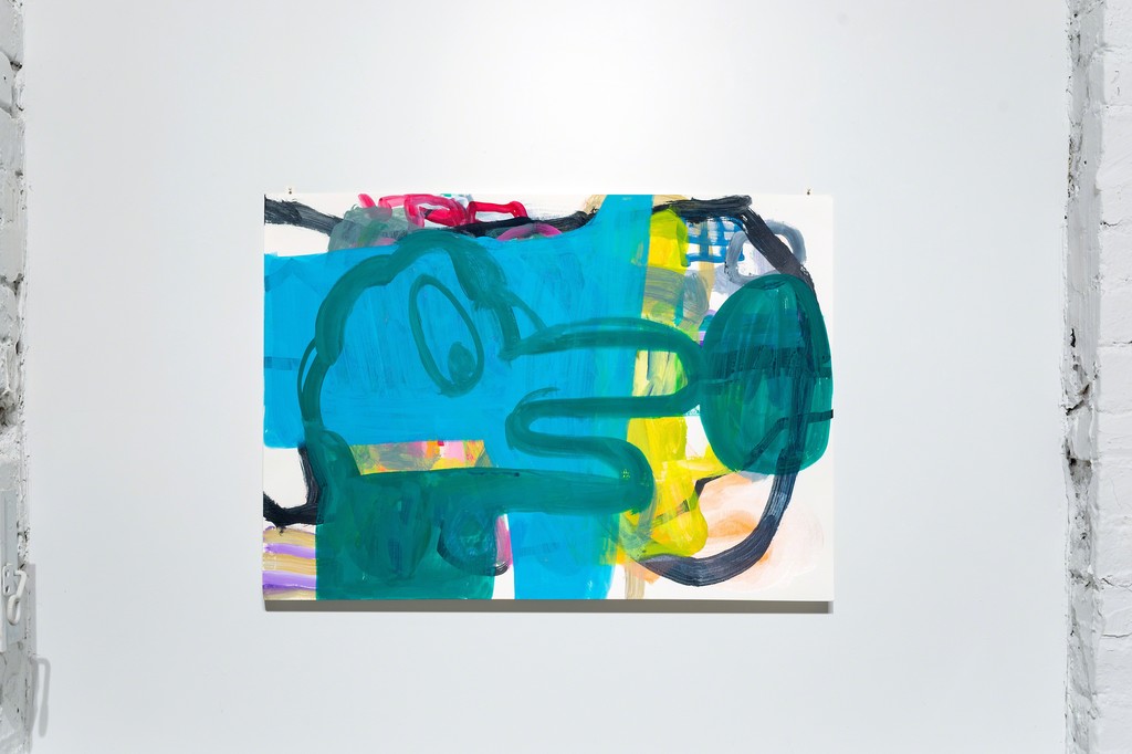 One of several works on paper by Judith Farr. One of several works on paper by Judith Farr.