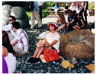 Installation view, "A Portrait of The Noguchi Museum: Tina Barney and Stephen Shore," January 27, 2016–January 8, 2017. Tina Barney, "'The Big Bang,' June 9, 2013." Chromogenic color print mounted on Sintra board. © The Isamu Noguchi Foundation and Garden Museum, New York. Photo: Nicholas Knight. Installation view, "A Portrait of The Noguchi Museum: Tina Barney and Stephen Shore," January 27, 2016–January 8, 2017. Tina Barney, "'The Big Bang,' June 9, 2013." Chromogenic color print mounted on Sintra board. © The Isamu Noguchi Foundation and Garden Museum, New York. Photo: Nicholas Knight.