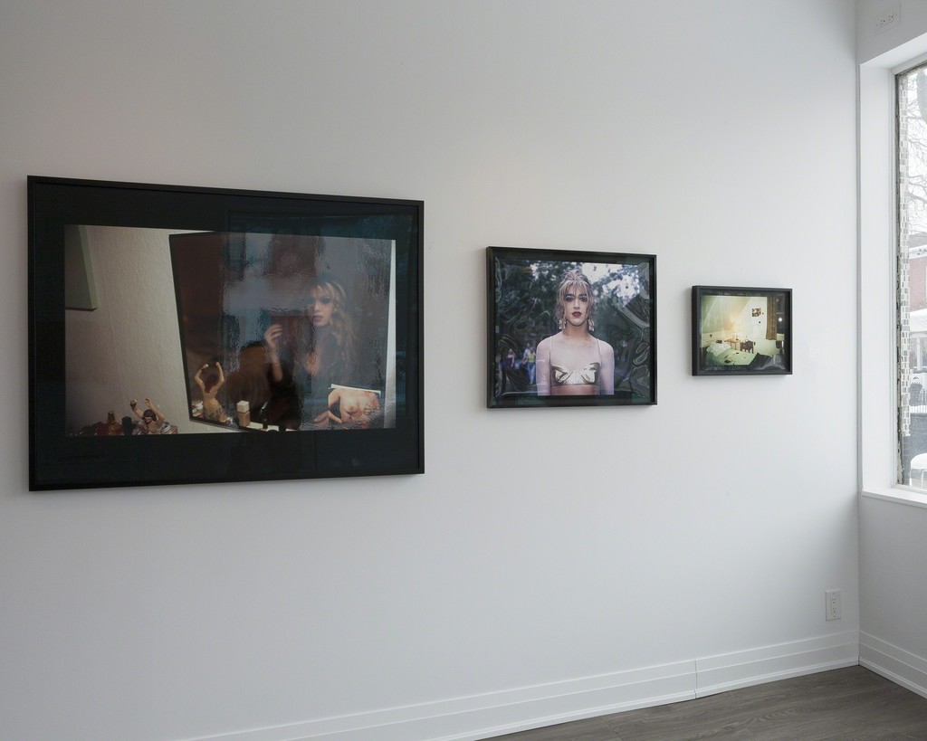 Nan Goldin: "Joey in My Mirror, 1992" , "Jimmy Paulette After the Parade, 1991" and "My Room in Halfway House, Belmont MA, 1988/96" Nan Goldin: "Joey in My Mirror, 1992" , "Jimmy Paulette After the Parade, 1991" and "My Room in Halfway House, Belmont MA, 1988/96"