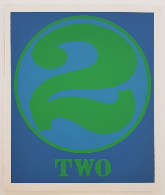 Robert Indiana, ‘Numbers Suite: "Two"’, 1968, Print, Original Screen Print on paper, Cerbera Gallery