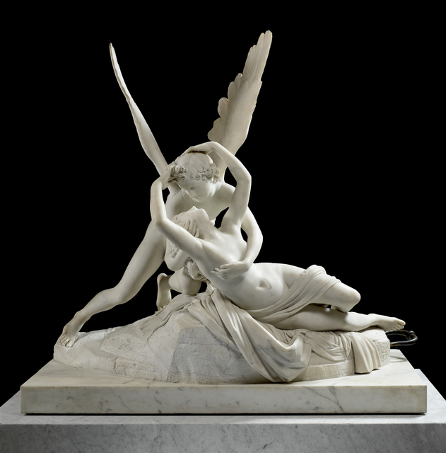 Antonio Canova, ‘Psyché ranimée par le baiser de l'Amour (Psyche revived by Cupid's Kiss)’, Musée du Louvre