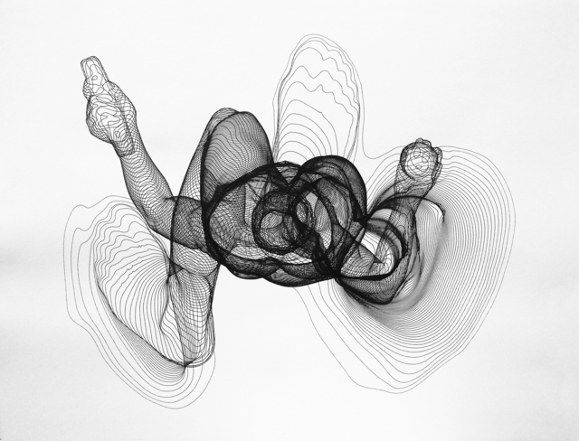 Zachary Eastwood-Bloom, ‘Uranus’, 2017, Print, Plotted ink darwing, Pangolin London