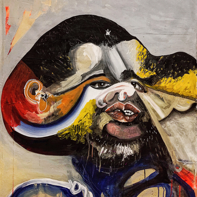 Elsoldelrac, ‘Guat da Actual Fuck Es Going on?’, 2020, Painting, Acrylic and spray paint on canvas, Sin Título Gallery