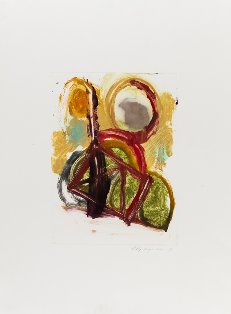 Phillip King, ‘Too two’, 2010, Print, Monotype, Flowers