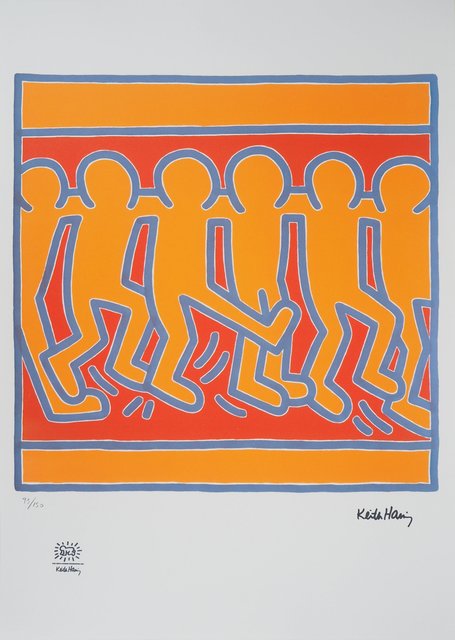 dancing people keith haring