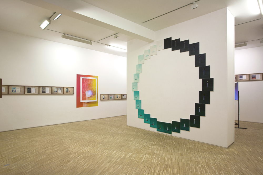 Danilo Correale exhibition view of “The Missing Hour: Rhythms and Algorithms” at Raucci/Santamaria Gallery, Naples - 2015
C.sy Galleria Raucci/Santamaria Naples - Photo : Enzo Velo Danilo Correale exhibition view of “The Missing Hour: Rhythms and Algorithms” at Raucci/Santamaria Gallery, Naples - 2015
C.sy Galleria Raucci/Santamaria Naples - Photo : Enzo Velo