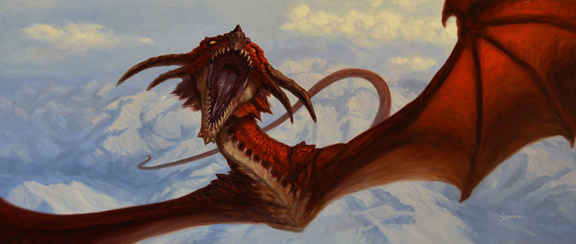 Matthew Stawicki, ‘Dragon Flight’, 2015, Painting, Oil on masonite, IX Gallery