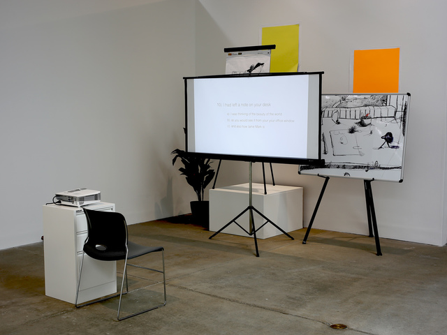 Jonn Herschend, ‘Five Proposals for Sight Gags (installation view)’, 2015, di Rosa