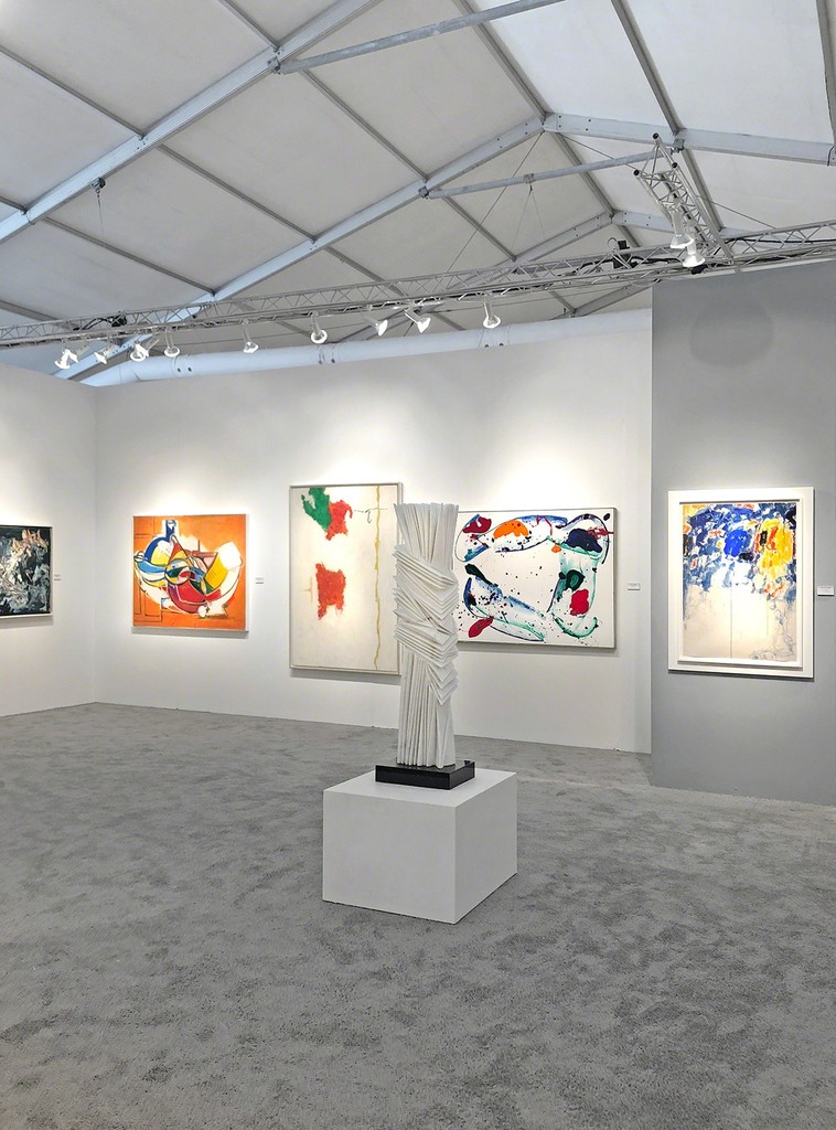 Art Miami 2018, Booth 319 - Left to Right: Michael West, Hans Hofmann, Theodoros Stamos, Pablo Atchugarry, Sam Francis (1987), and Sam Francis (1956) Art Miami 2018, Booth 319 - Left to Right: Michael West, Hans Hofmann, Theodoros Stamos, Pablo Atchugarry, Sam Francis (1987), and Sam Francis (1956)