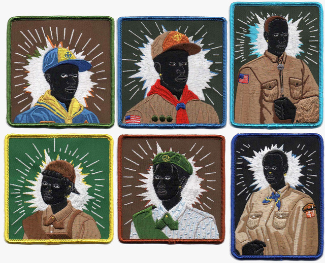 Kerry James Marshall, ‘Scout Series: Six embroidered patches’, 2017, MOCA