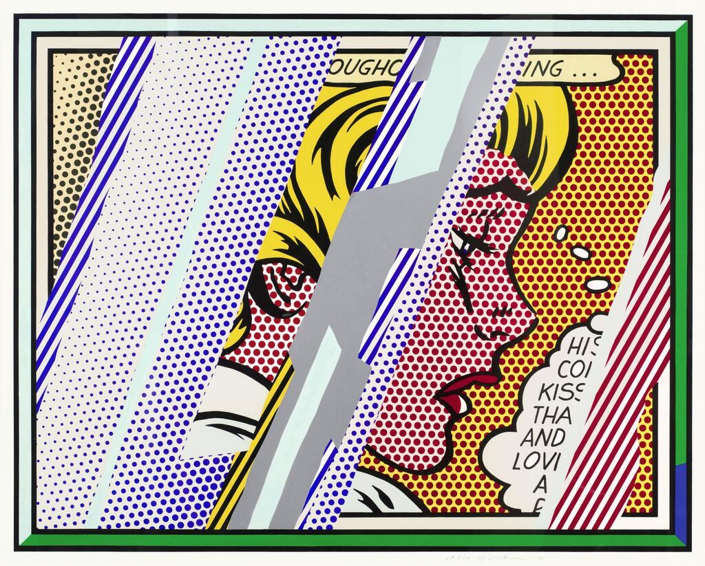 Roy Lichtenstein - Reflections on Girl (from Reflections Series)