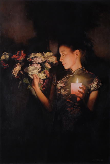 Zhang Yibo, ‘Woman by Candlelight’, 2015, Odon Wagner Gallery