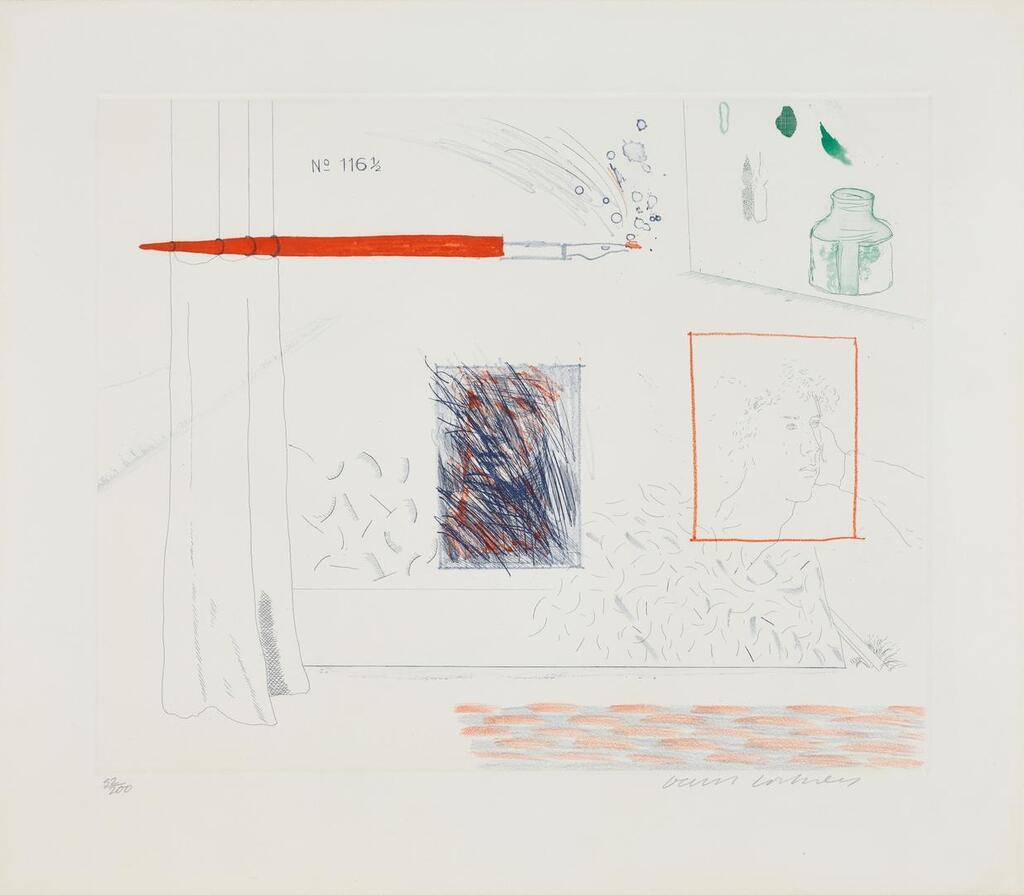 David Hockney - Etching is the Subject (S.A.C. 212; MCA Tokyo 191)