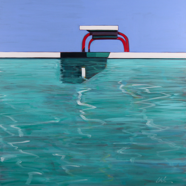 Melissa Chandon, ‘Summer Pool’, 2017, Painting, Acrylic on canvas, Tasende Gallery