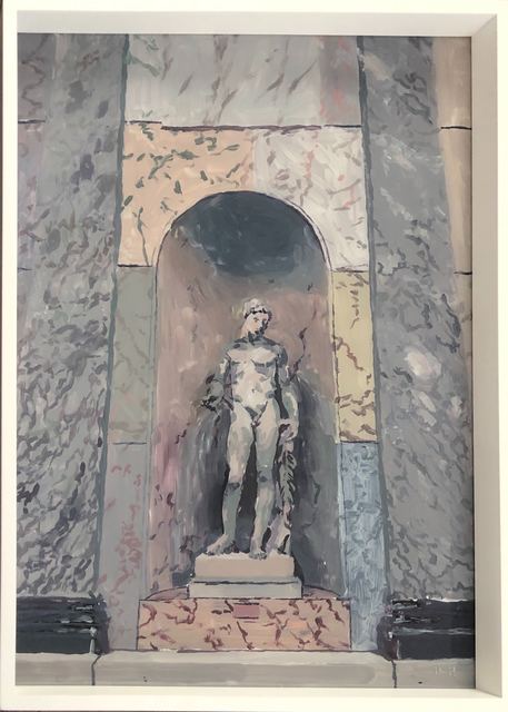 Isabella Kuijers, ‘Marble boy’, 2019, Painting, Acrylic on glass, 99 Loop Gallery