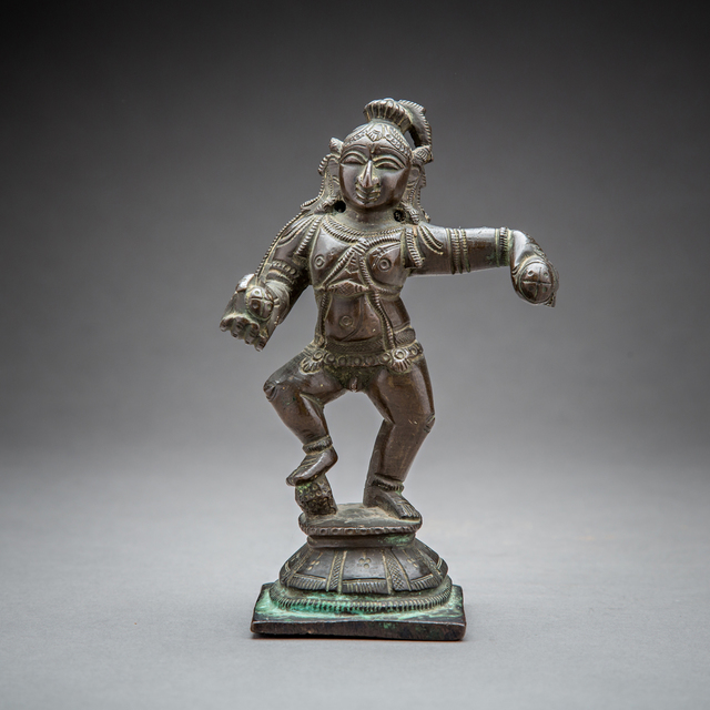 Unknown Asian, ‘Bronze Figure of a Dancing Krishna’, 1700 AD to 1800 AD, Barakat Gallery
