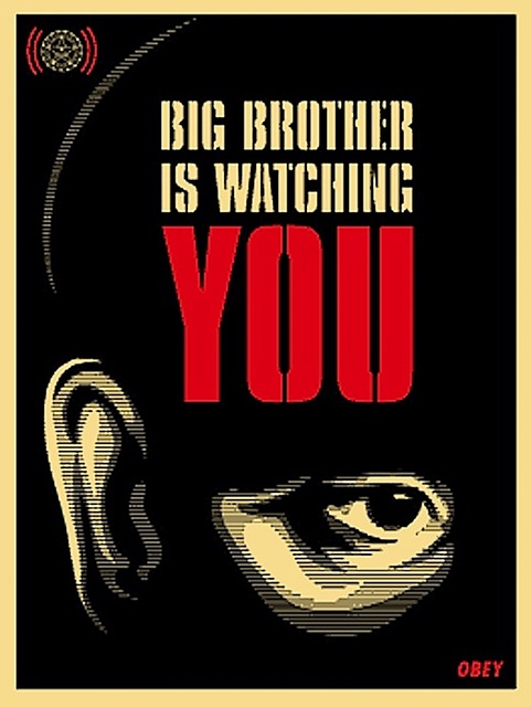 Shepard Fairey, ‘Big Brother Is Watching You’, 2006, Gregg Shienbaum Fine Art