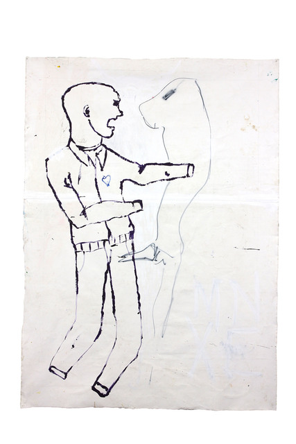Richard Mason, ‘FRIENDS ’, 2019, Painting, Acrylic and pencil on canvas, 99 Loop Gallery