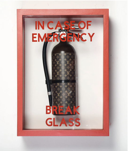 Plastic Jesus In Case Of Emergency Break Glass Louis Vuitton Luxury Edition Extinguisher Available For Sale Artsy