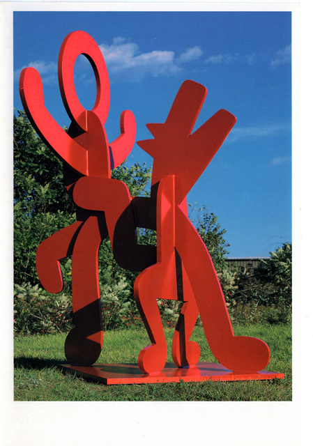 Keith Haring, ‘Keith Haring Sculptures: Tony Shafrazi announcement ’, 1990, Ephemera or Merchandise, Folding Gallery Announcement, Lot 180