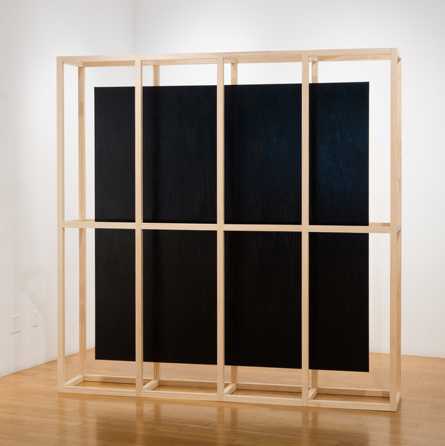 Mike Womack, ‘Blackout 5 (Wall)’, 2018, Sculpture, Oil on canvas with wood, David B. Smith Gallery