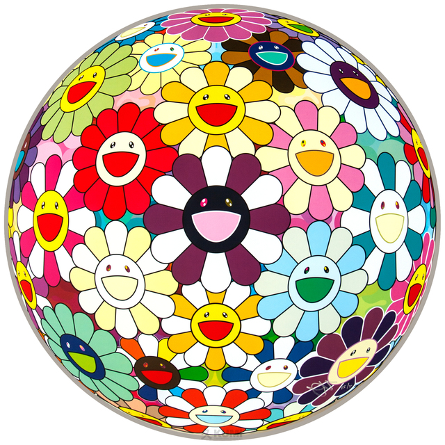 Takashi Murakami, ‘Flower Ball (Sexual Violet)’, 2013, Kumi Contemporary / Verso Contemporary
