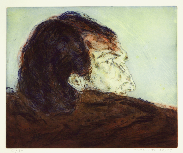 Marwan (Marwan Kassab-Bachi), ‘Rucken Und Profil’, 1972-1974, Print, Etching in colour, Meem Gallery