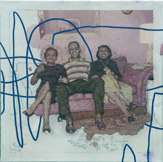 Colin Chillag, ‘Being There Then (three seated figures)’, 2018, The Secret Gallery