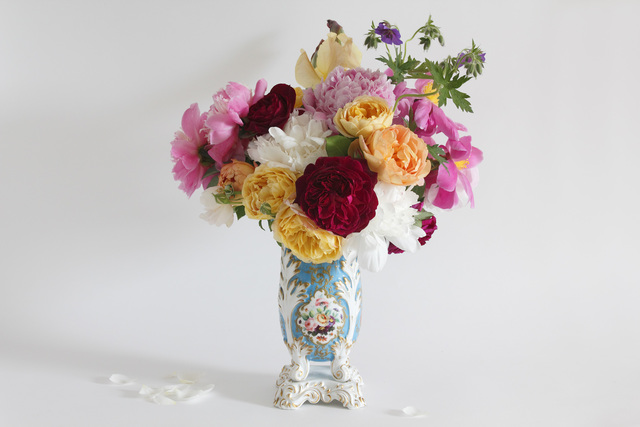 Mary Kocol, ‘French Vase with Roses and Peonies’, 2016, Gallery NAGA