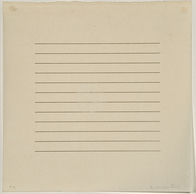 Agnes Martin, ‘Untitled’, 1973, Rago