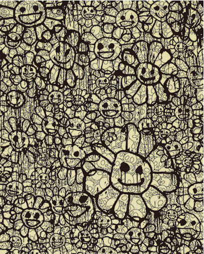 MADSAKI, ‘FLOWERS B BEIGE BY MADSKI X TAKASHI MURAKAMI ’, Marcel Katz Art