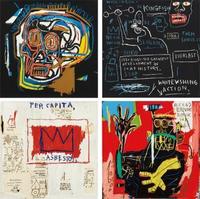 Jean-Michel Basquiat - Head; Rinso; Per Capita; and Ernok