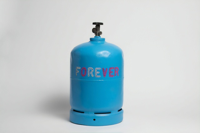 Guy Zagursky, ‘Freedom’, 2018, Sculpture, Embroidered Gas Cylinder, Mirav Katri