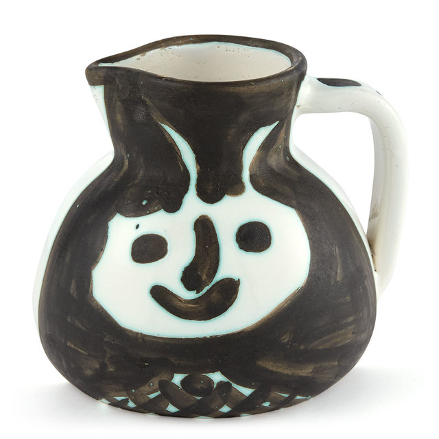 Pablo Picasso, ‘TÊTES (A.R. 367)’, 1956, Design/Decorative Art, Painted and partially glazed ceramic pitcher, Doyle