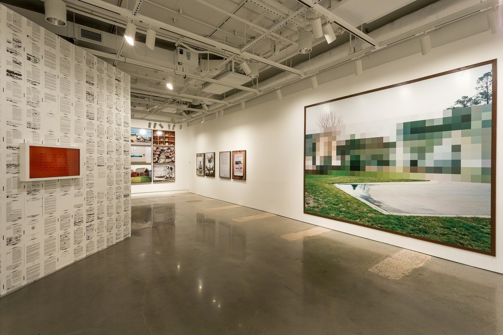 Edmund Clark: The Day the Music Died, installed at the International Center of Photography, New York, New York. Photo by John Halpern. Edmund Clark: The Day the Music Died, installed at the International Center of Photography, New York, New York. Photo by John Halpern.