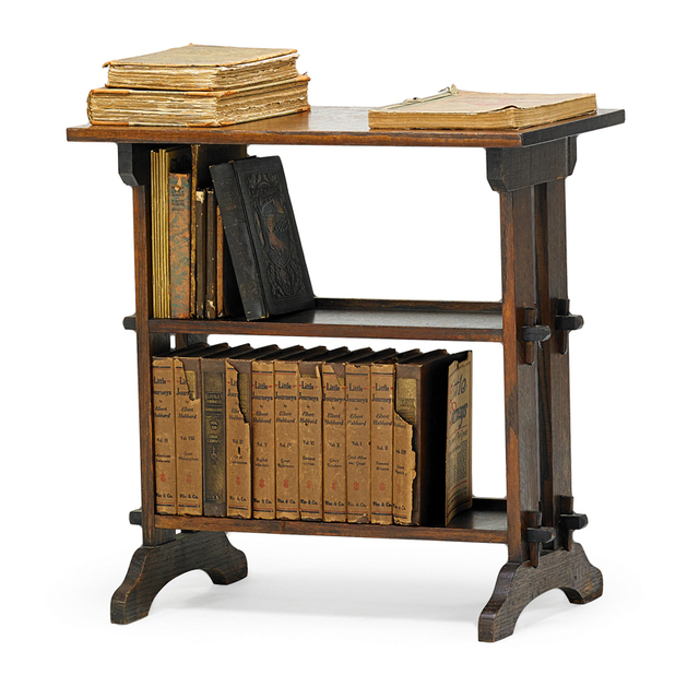 Roycroft, ‘Little Journeys Stand With Books, East Aurora, NY’, ca. 1910, Design/Decorative Art, Rago/Wright