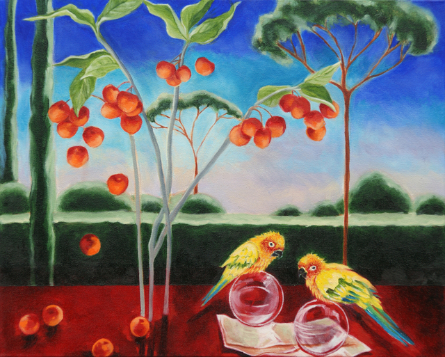 Katherine Pappas-Parks, ‘One Moment is Timeless, as the Flying Birds Know II’, Walter Wickiser Gallery