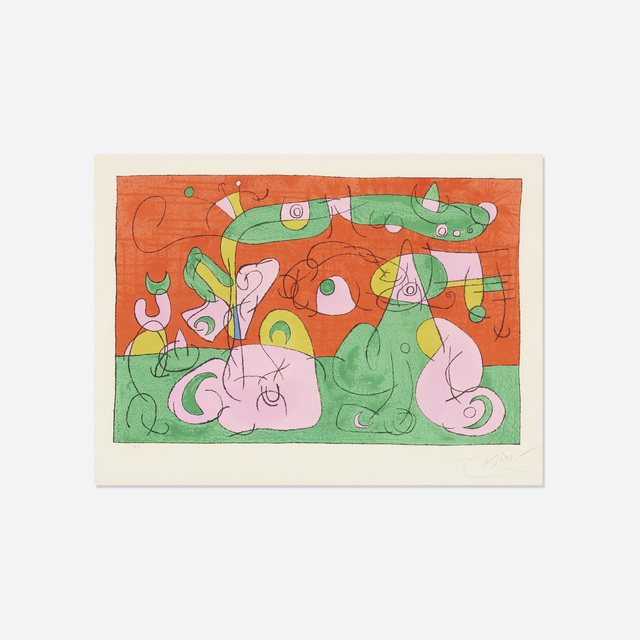 Joan Miró, ‘Bougrelas et Sa Mere (from the Ubu Roi portfolio)’, 1966, Rago/Wright