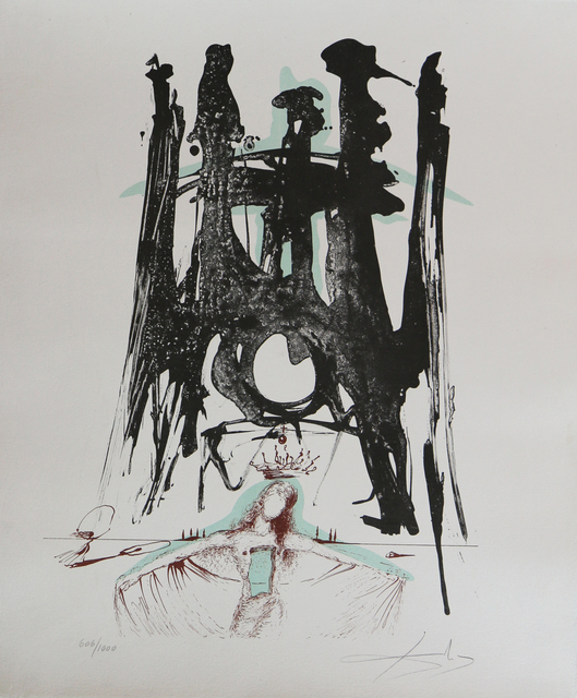 Salvador Dalí, ‘El Templo de la Sagrada Familia’, 1971, Print, Zinc lithography, Art Works Paris Seoul Gallery