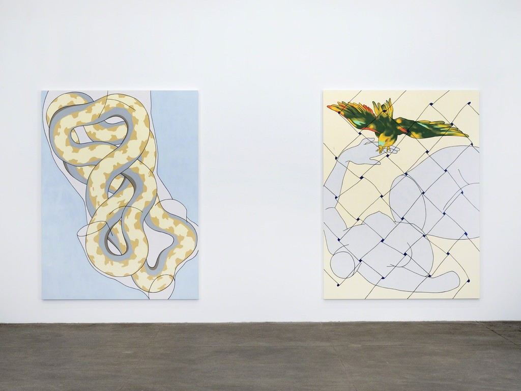 Caitlin Keogh, Loose Ankles, 2016, Installation view, Bortolami, New York Caitlin Keogh, Loose Ankles, 2016, Installation view, Bortolami, New York
