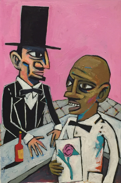 David Lambert, ‘Lincoln at the Camellia Grill’, 2016, LeMieux Galleries