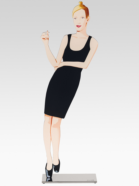 Alex Katz, ‘Black dress 3 (Oona)’, 2018, Opera Gallery