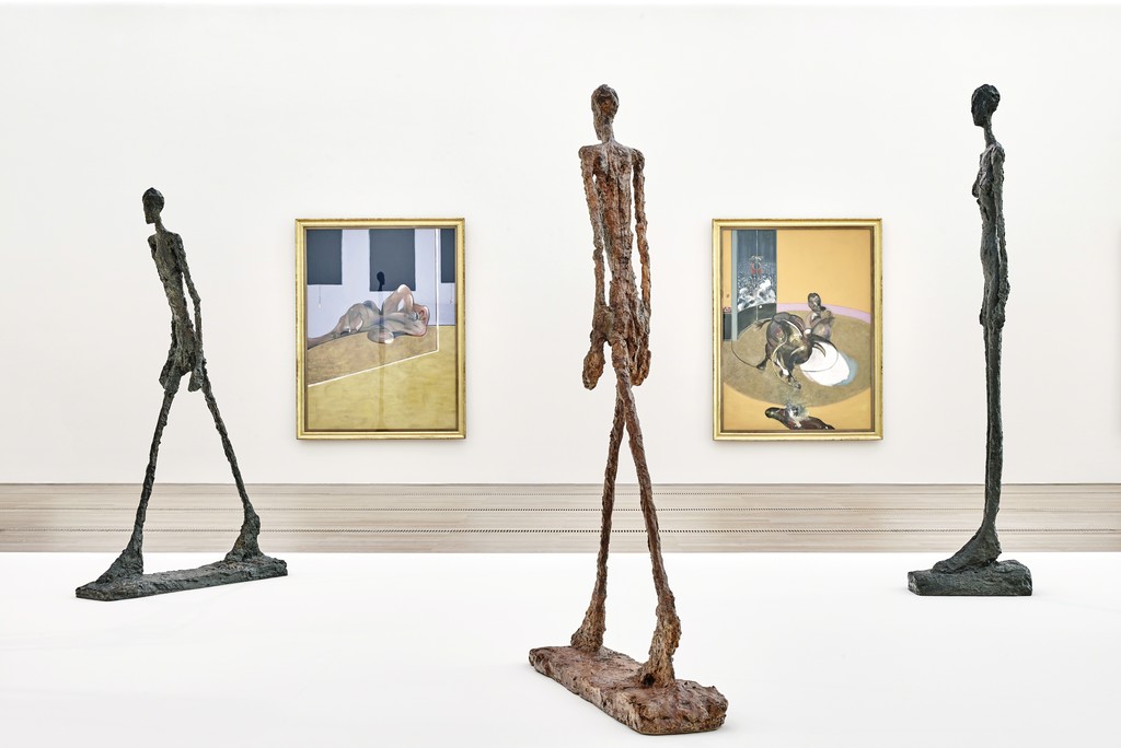 Exhibition “Bacon – Giacometti“ at the Fondation Beyeler, Riehen/Basel, 2018; artworks: © The Estate of Francis Bacon / © Succession Alberto Giacometti / 2018, ProLitteris, Zurich; photos: Mark Niedermann Exhibition “Bacon – Giacometti“ at the Fondation Beyeler, Riehen/Basel, 2018; artworks: © The Estate of Francis Bacon / © Succession Alberto Giacometti / 2018, ProLitteris, Zurich; photos: Mark Niedermann