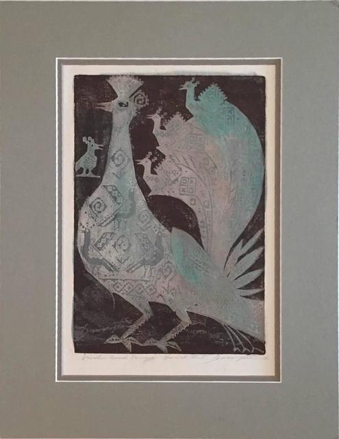 Joseph Domjan, ‘Bird & Young’, 20th Century, Lions Gallery