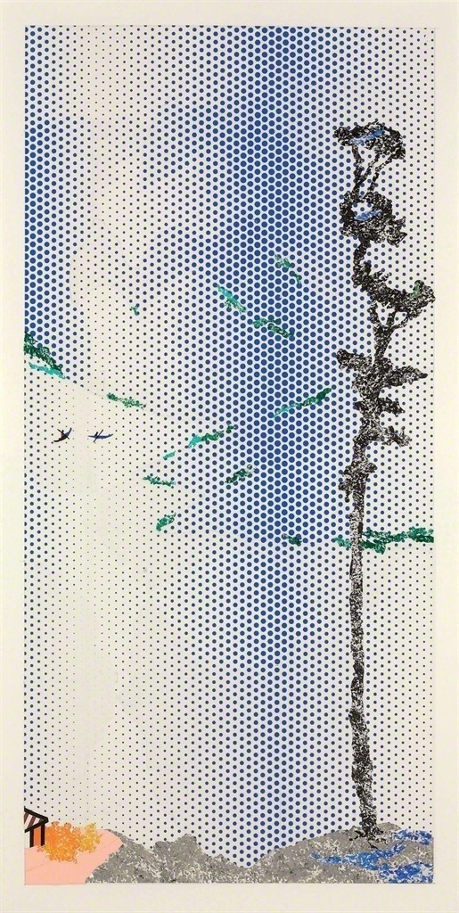 Roy Lichtenstein - Collage for Landscape with Tall Tree