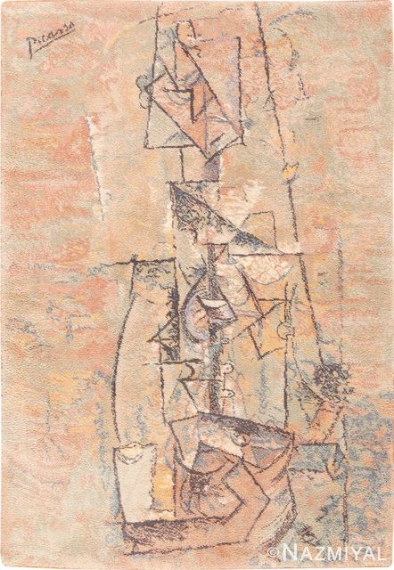 Pablo Picasso, ‘Scandinavian Pablo Picasso Woman with Guitar Rug’, ca. 1994, Nazmiyal Collection