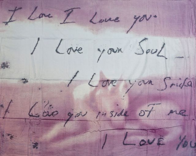 Tracey Emin, ‘I Love You Beach Towel’, Other, 100% cotton beach towel, Roseberys